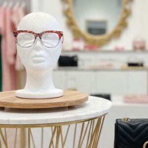 Multicolor Confetti Cat-Eye Eyeglass Frame